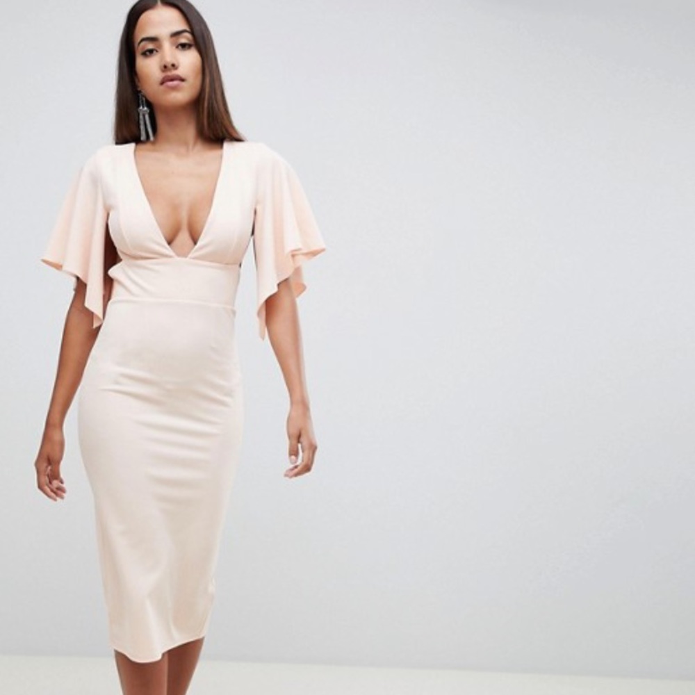 ASOS pale pink dress